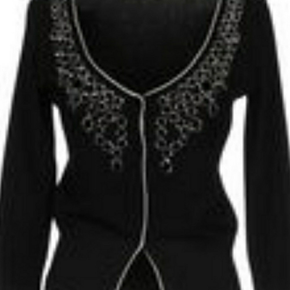 LOVE SEX MONEY Black Cardigan - Picture 4 of 6